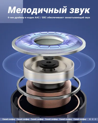 Наушники беспроводные с микрофоном, USB, белый