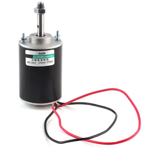 Электродвигатель постоянного тока 24В 30Вт, миниатюрный коллекторный мотор, бесшумный высокоскоростн