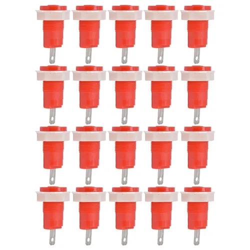 Банановые разъемы, клеммные адаптеры, 20 шт, латунь, для пайки, безопасное заземление, 4мм, 1000В, 3