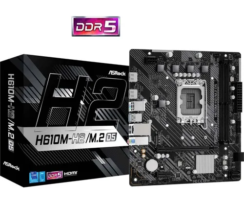 Материнская плата ASROCK H610M-H2/M.2 D5, RTL