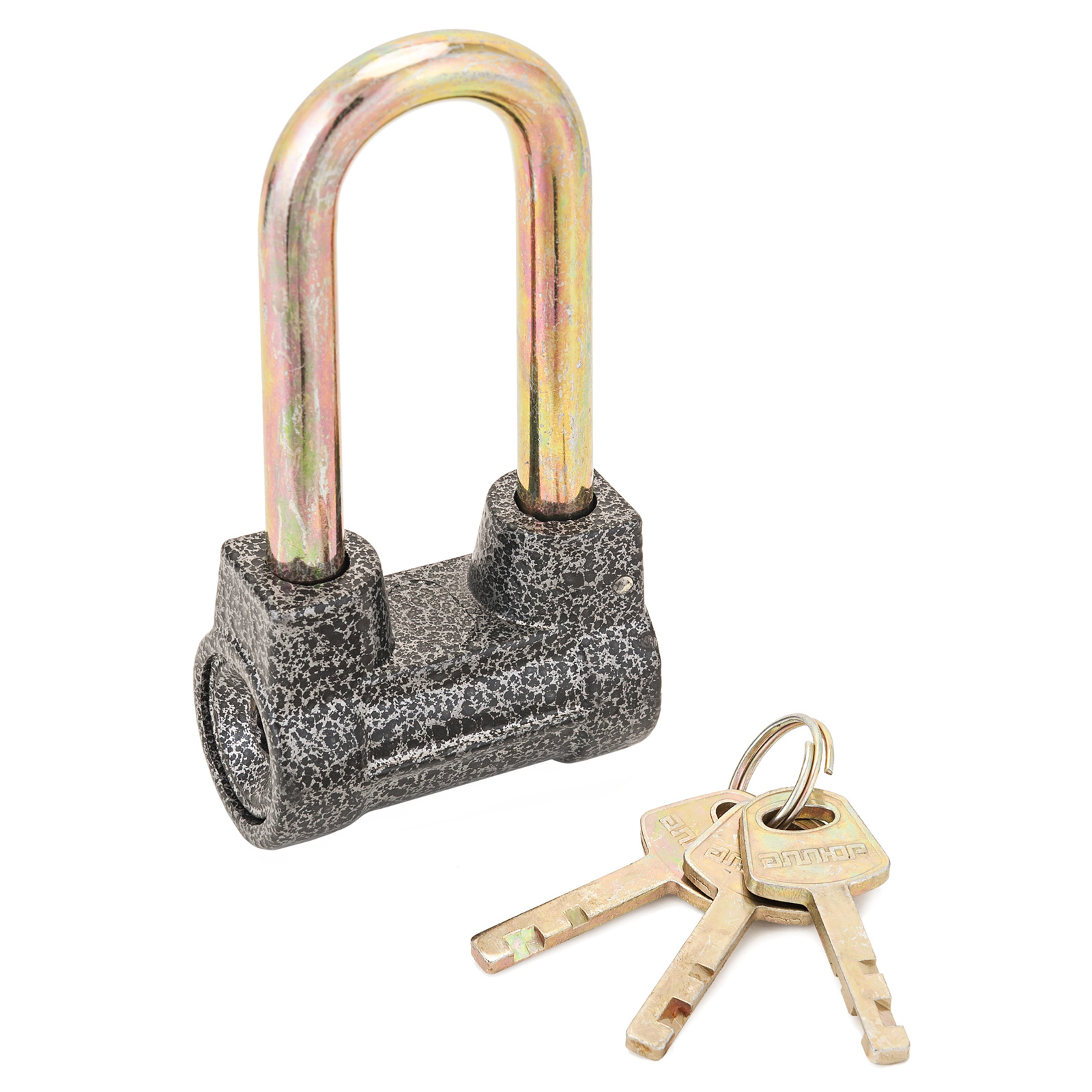 ЗамокнавеснойАЛЛЮРВС2-4-01С,длиннаядужка10мм,защитноеполимерноепокрытие