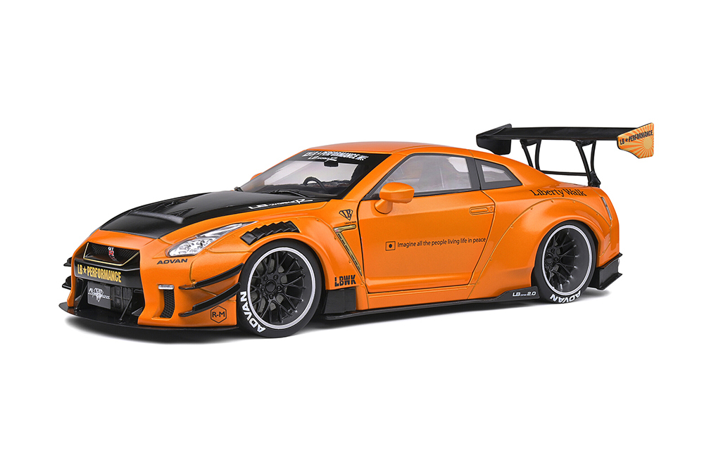 Модель коллекционная SOLIDO Nissan gtr R35 lb works 2021 orange ...