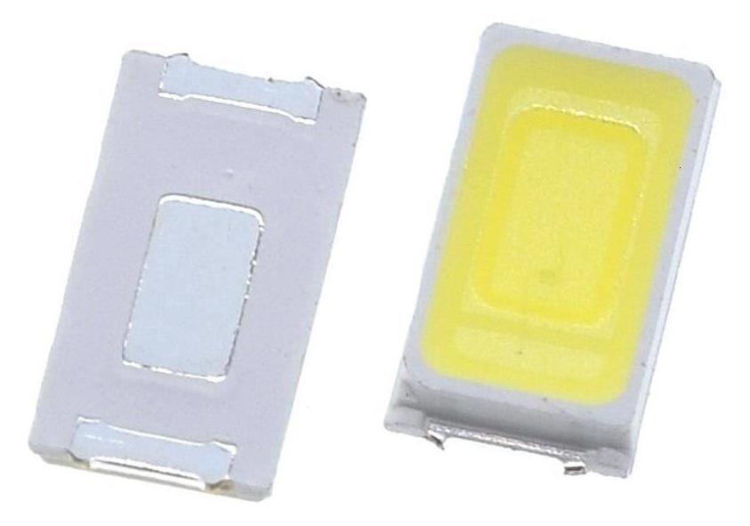 100штsmdLED57303-3,6вдляTV150мА50-55LM6000-6500К3V150mA5,7х3,0мм(холод.белый)чипсветодиод