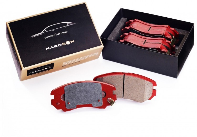 HARDRON Колодки тормозные передние
