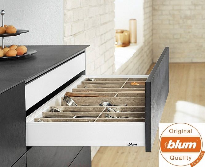 Выдвижной ящик Blum LEGRABOX M 450, цвет белый шёлк купить на OZON