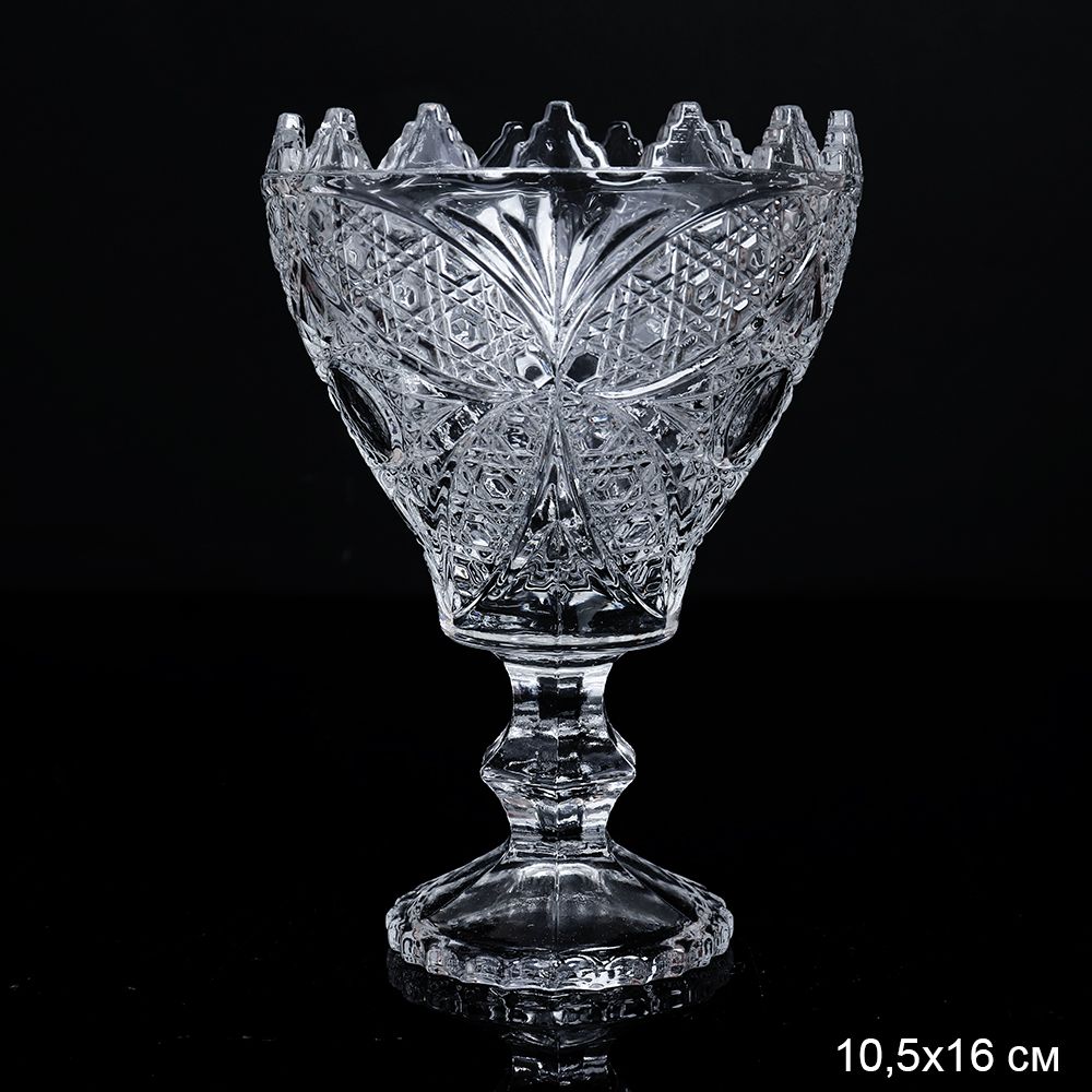 Салатник Конфетница , размер 10,5 х 16 см, стекло