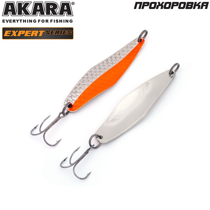 Блесна колеб. Akara Expert Прохоровка 80 мм 35 гр. 15/SIL