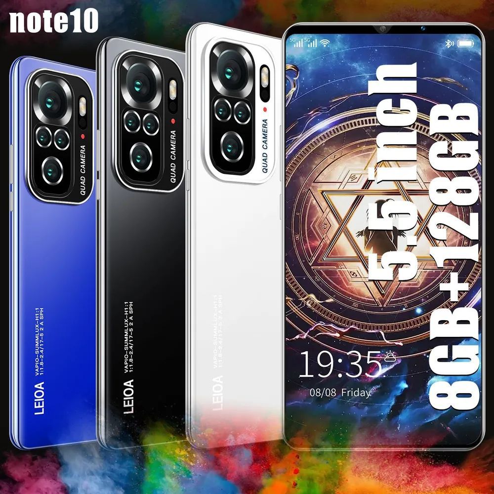 Смартфон Soybean Note10 pro-5.5 inch-12 ГБ/512 ГБ 000 - купить по выгодной  цене в интернет-магазине OZON (1287426329)