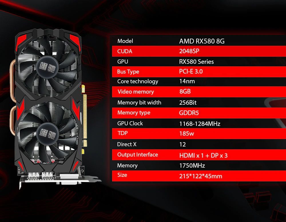 Radeon rx580 2048sp замена предохранителя кулера