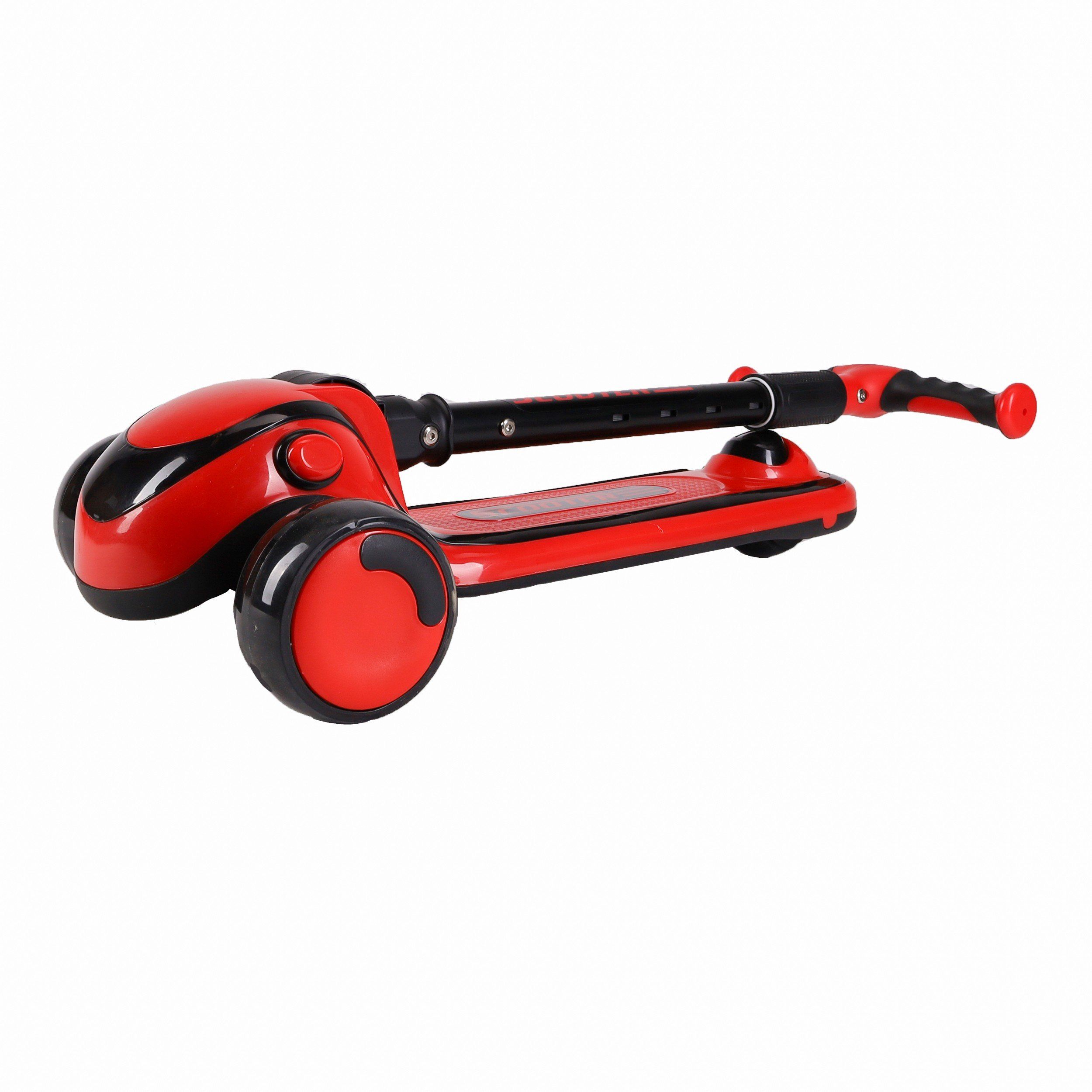 Самокат 3-х колесный SCOOTER Hyper, красный Самокат 3-х колесный SCOOTER Hyper, красный