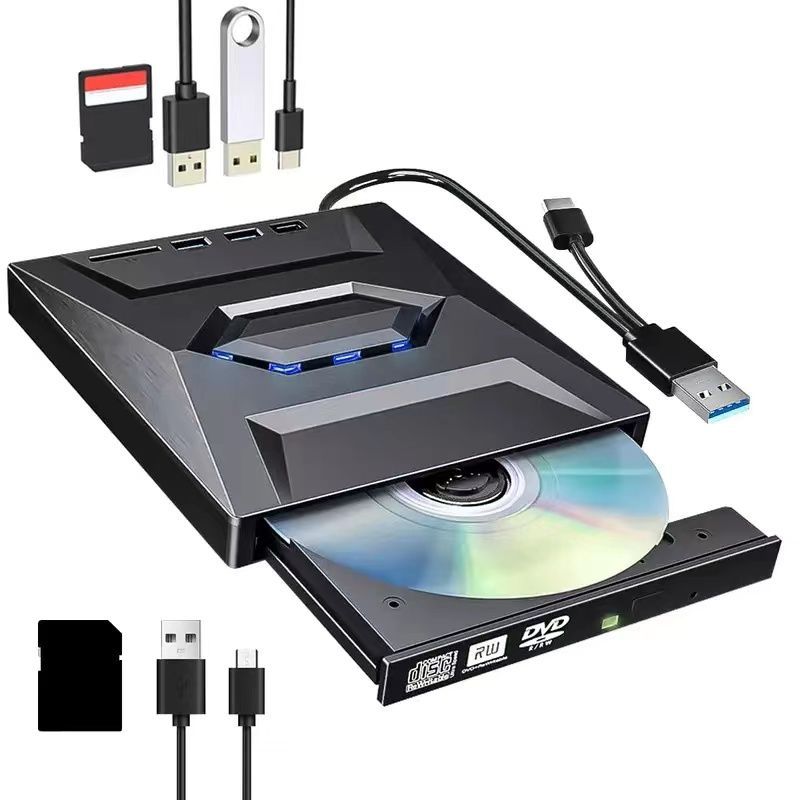 Внешний DVD-привод ноутбука USB 3.0 Type-C портативный проигрыватель CD ...