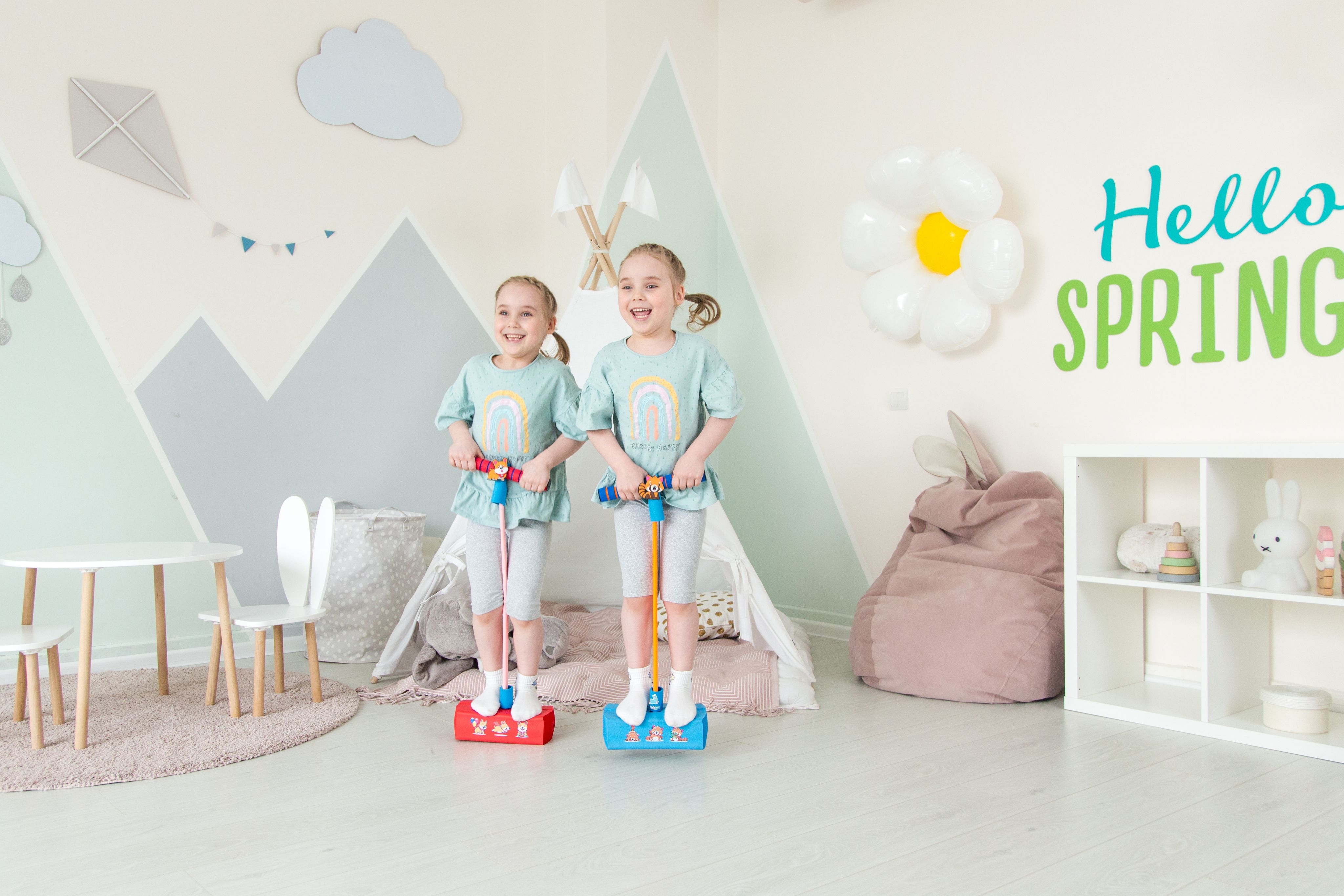 Детский тренажер для прыжков со звуком Lalajumper, прыгун для детей ...