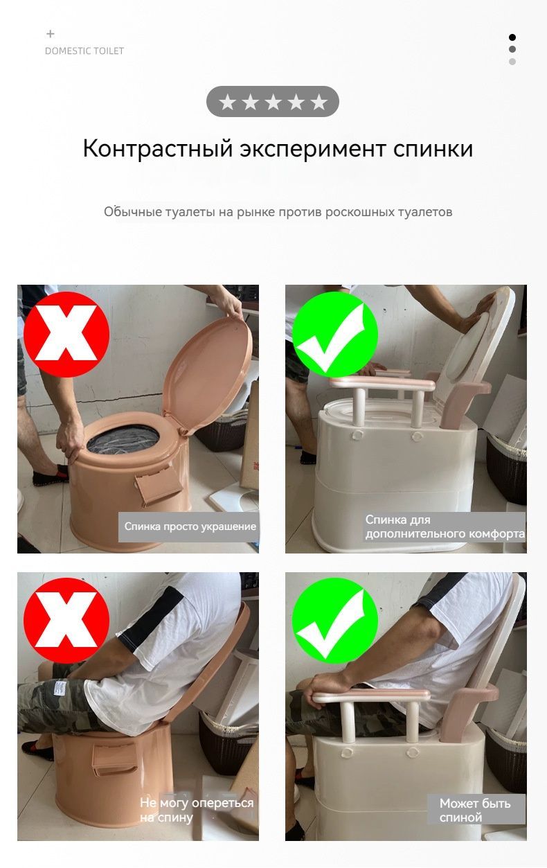 Биотуалет для дачи и дома/Предназначен для людей с ограниченной ...
