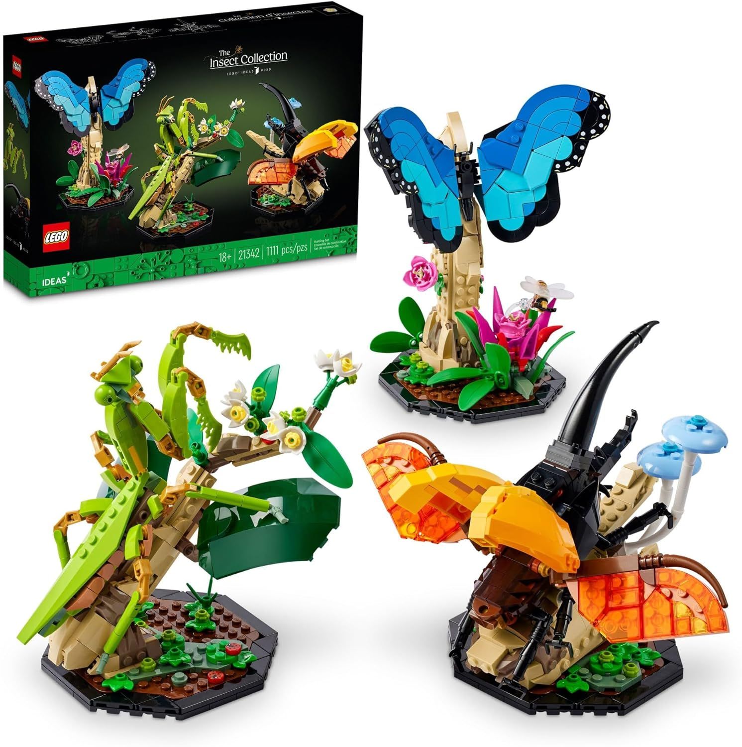 LEGO Ideas Коллекция насекомых забавный подарок для любителей