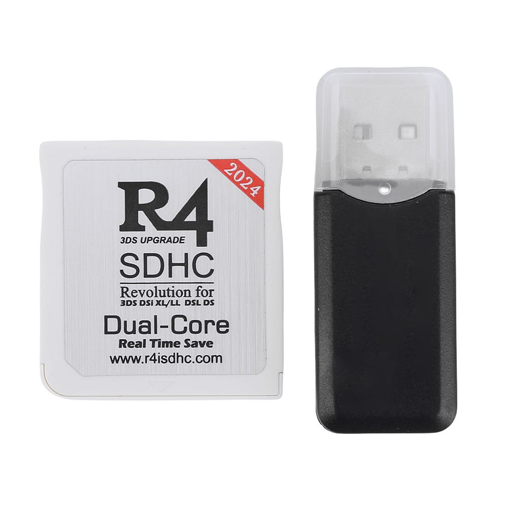 R4-карта для Nintendo DS с поддержкой FAT16 и FAT32, белая, версия 2024 ...