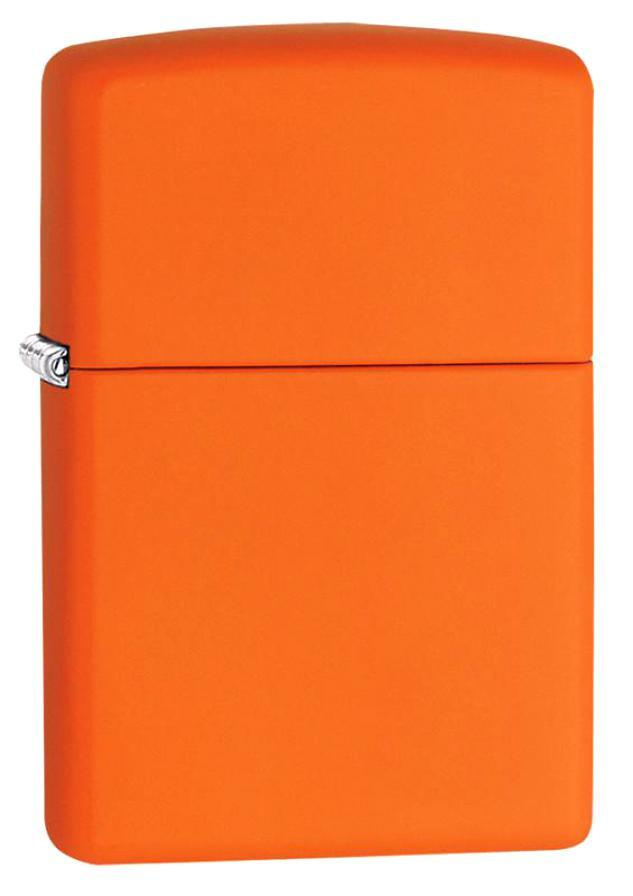 Зажигалка ZIPPO бензиновая Classic Orange Matte #1