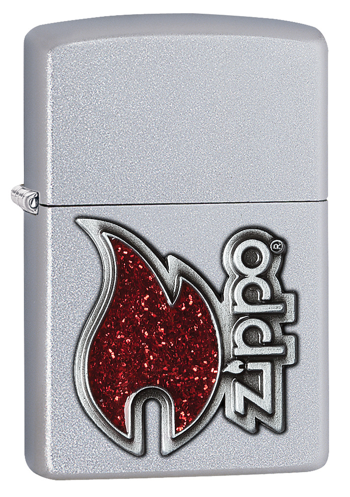 Зажигалка ZIPPO бензиновая Classic Satin Chrome #1