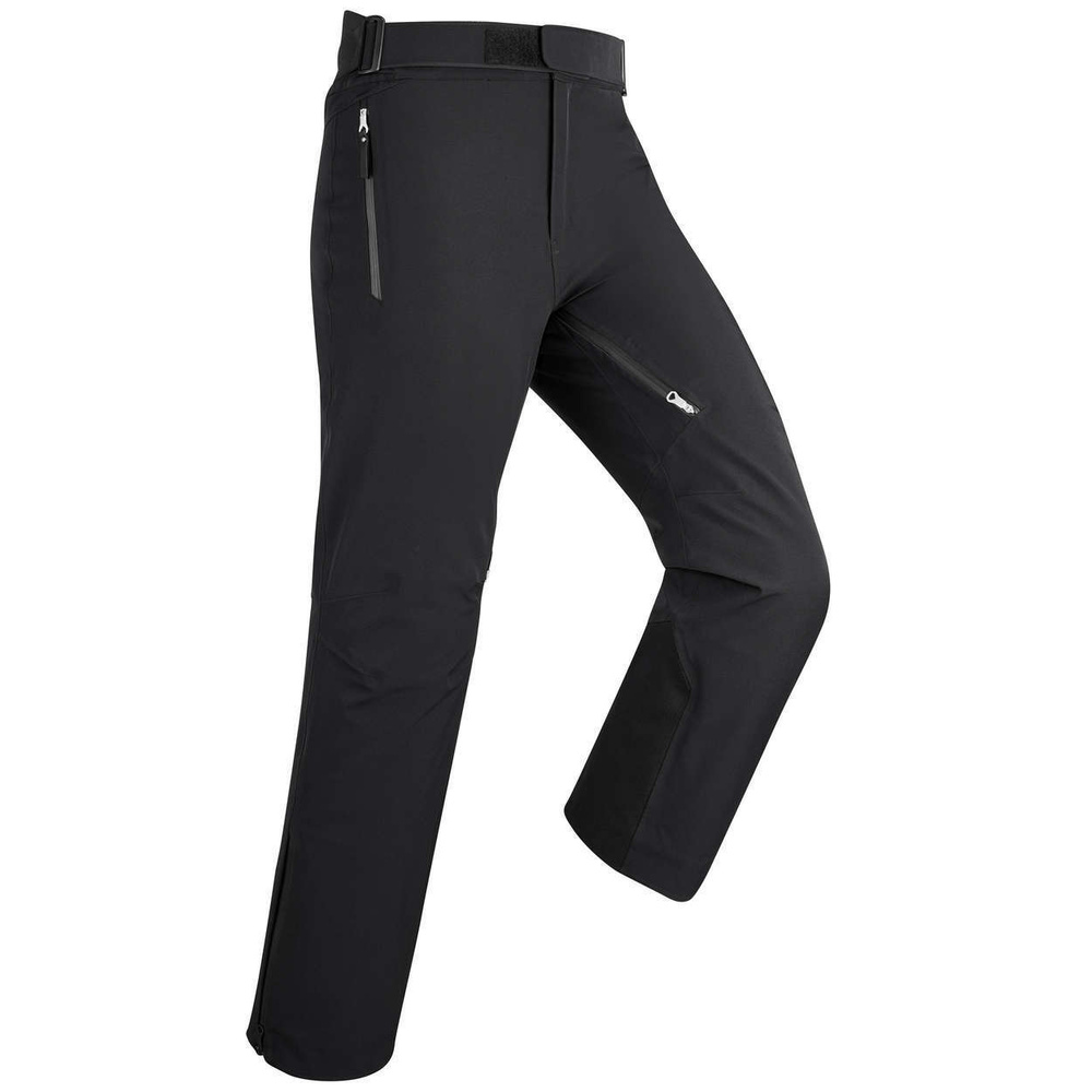 Men's revere ski pants ebony grey texture l