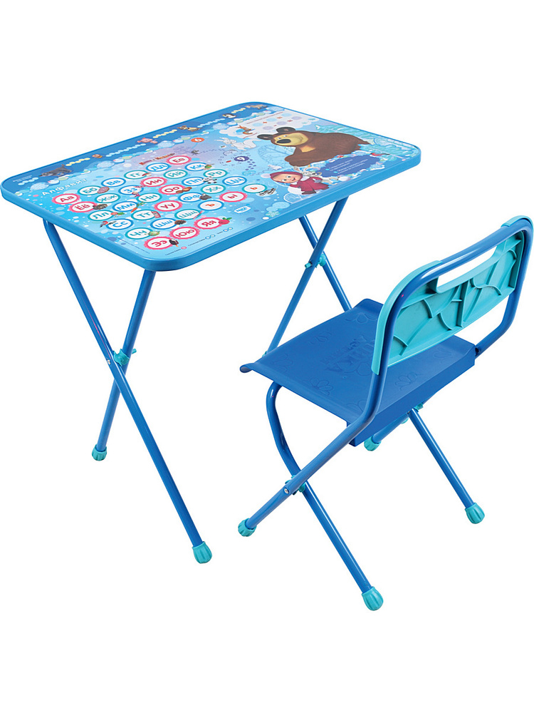 Комплект красочной детской мебели игровой стол и стул #1