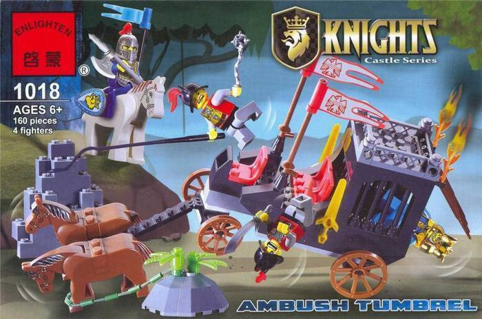 Конструктор Knights ENLIGHTEN карета, в наборе 160 деталей - купить с ...
