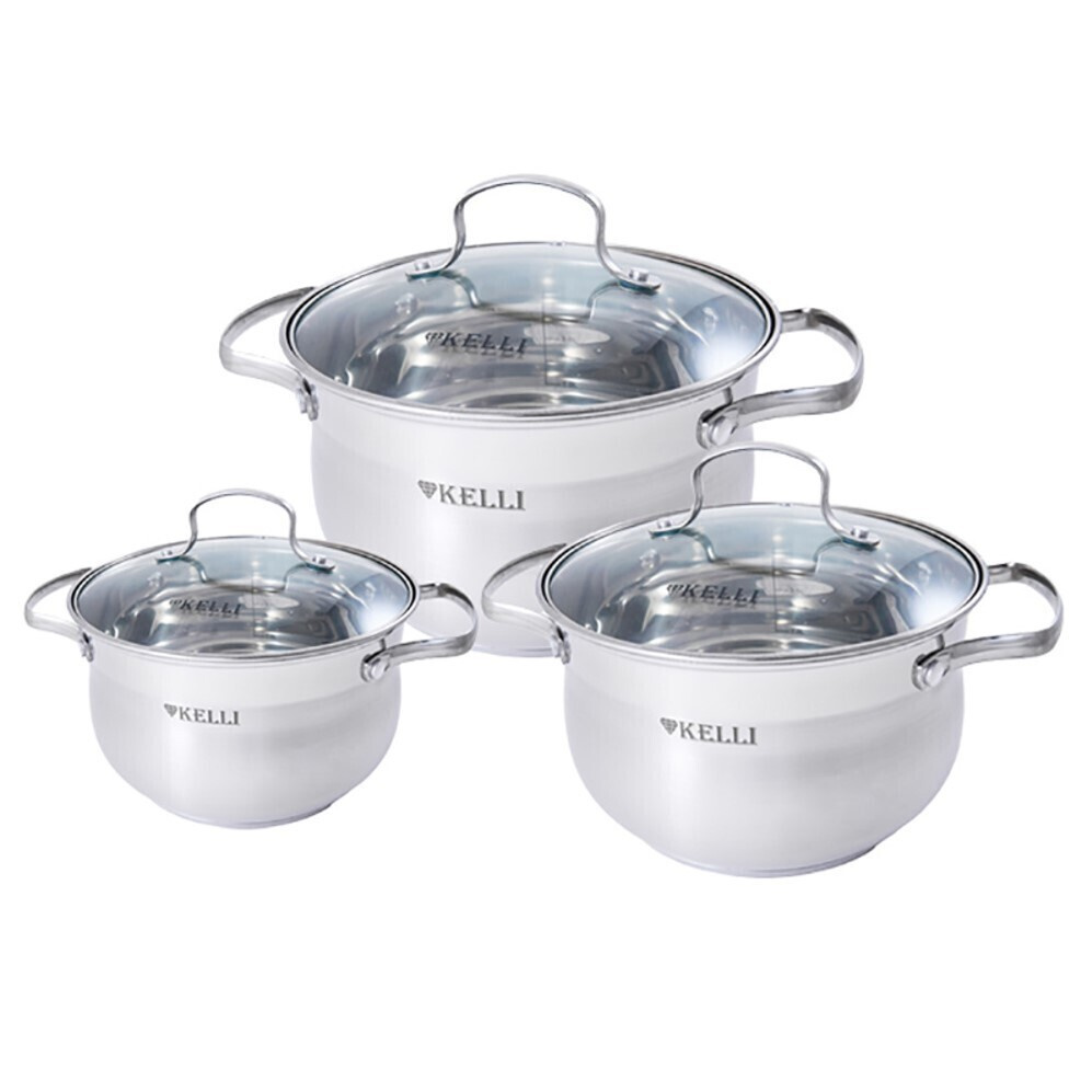 KELLI Набор посуды для приготовления, 6 предм. - купить с доставкой по ...