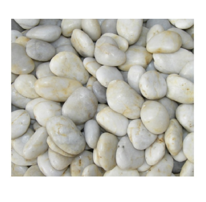 Галька полированная белая 10-15 мм, 2 кг - купить с доставкой по ...