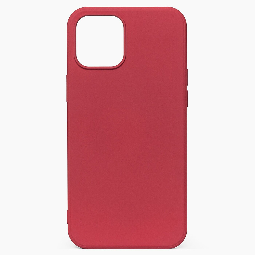 Чехол для iPhone 12, iPhone 12 Pro силиконовый Soft Touch 4 <бордовый> #1