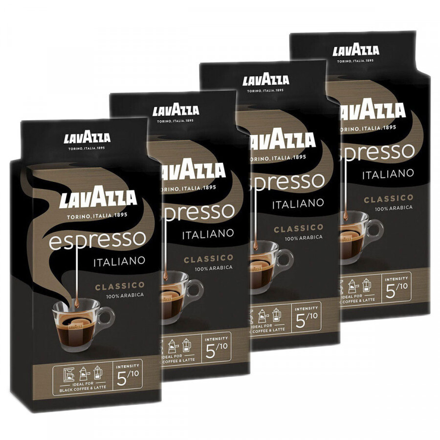 Молотый кофе Lavazza Espresso (Эспрессо), 4 шт по 250г #1