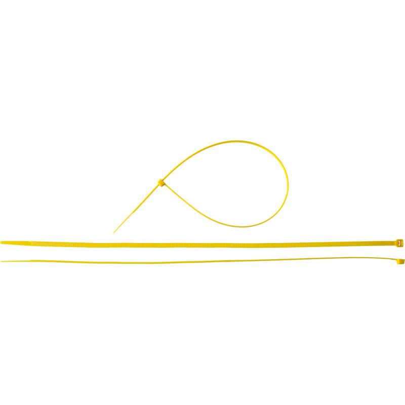 Кабельные стяжки желтые КС-Ж1, 4.8 x 400 мм, 100 шт, нейлоновые, ЗУБР Профессионал  #1