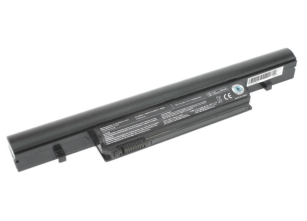 Аккумуляторная батарея для ноутбука Toshiba R850 (PA3904U-1BRS) 5200 mAh OEM черная  #1