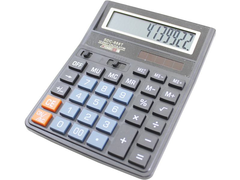 Калькулятор SDC-888T, настольный, 12-разрядный, мультиколор - купить с ...