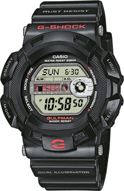 Японские Наручные Часы Casio G-Shock G-9100-1E Мужские Кварцевые.