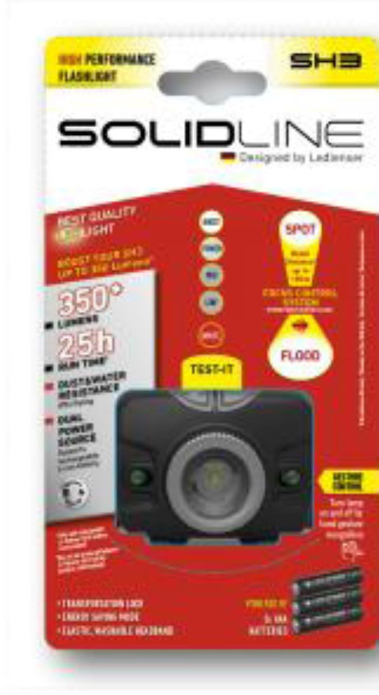 Налобный фонарь LED LENSER Solidline SH3 (502204) #1
