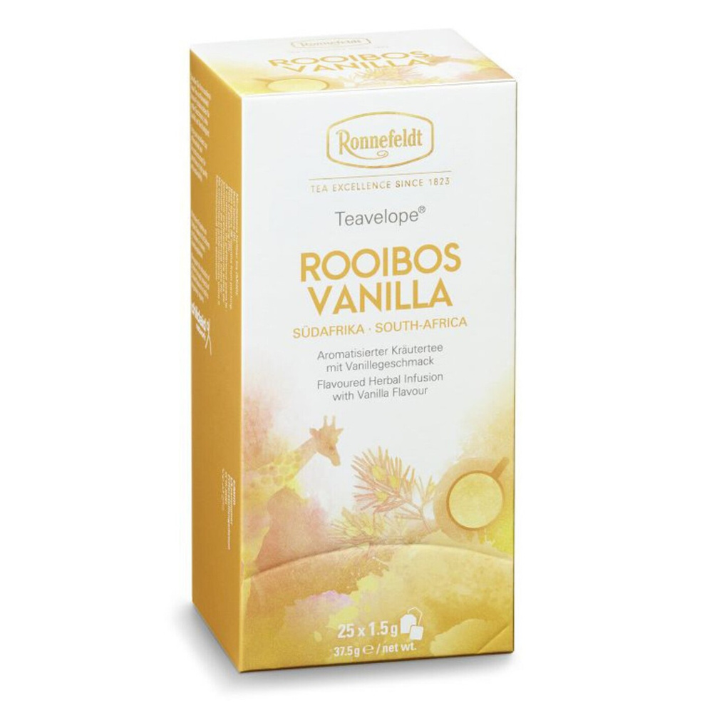 Травяной чай Ronnefeldt / Роннефельд Teavelope Rooibos Vanille(Ройбош ваниль) 1 пачка по 25 пакетиков. #1