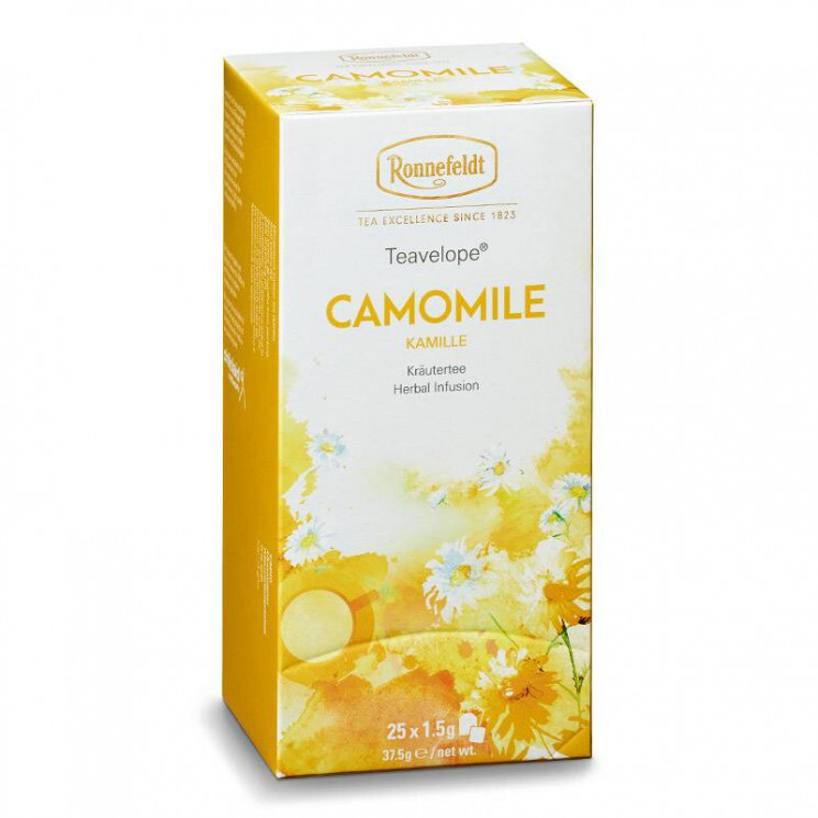 Травяной чай Ronnefeldt / Роннефельд Teavelope Camomile(Ромашка аптечная) 1 пачка по 25 пакетиков. Арт.15020 #1