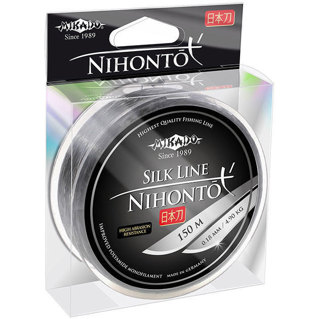 Леска мононить Mikado NIHONTO SILK LINE 0,24 (150 м) - 7.40 кг. #1