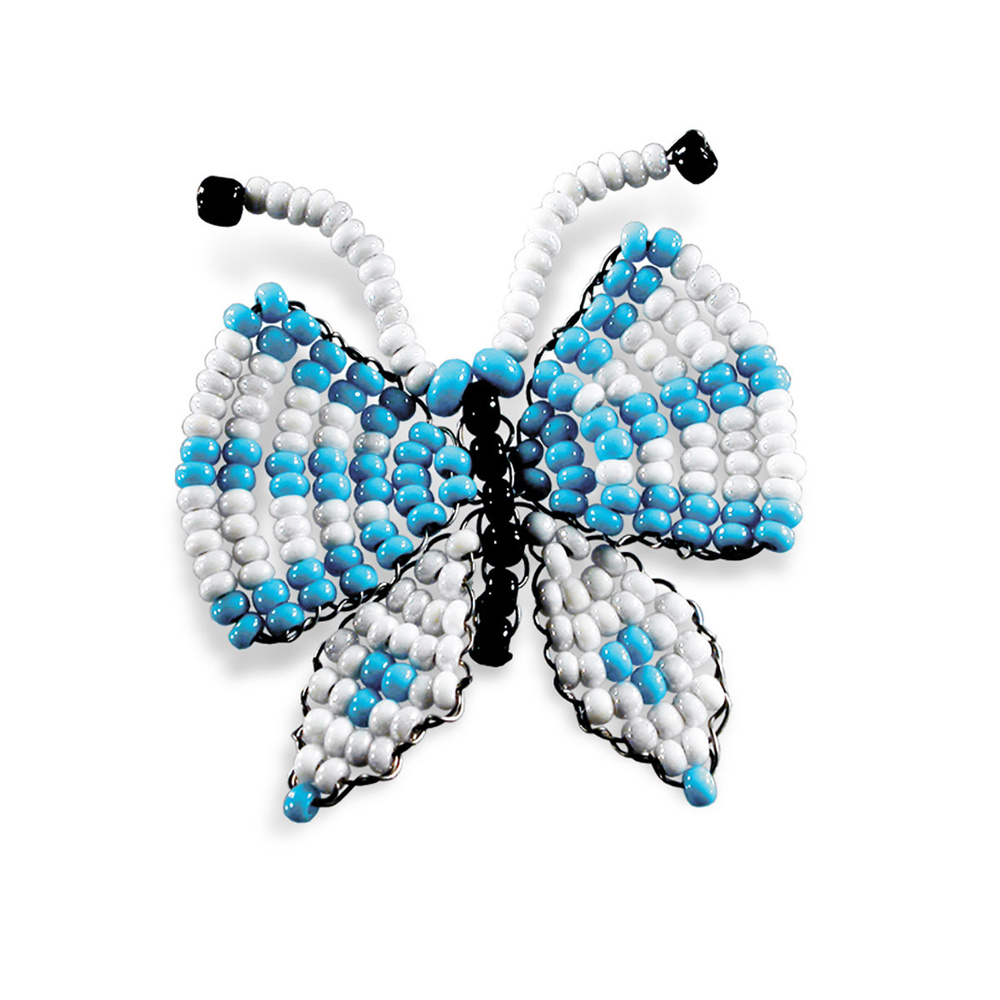 Набор для бисероплетения Бабочка, 5,5x5,5 см, Радуга Бисера  #1
