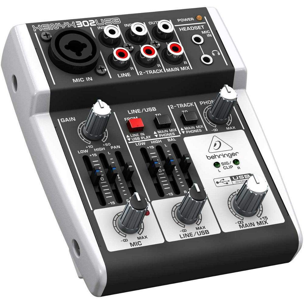 Микшерный пульт Behringer Xenyx 302USB #1