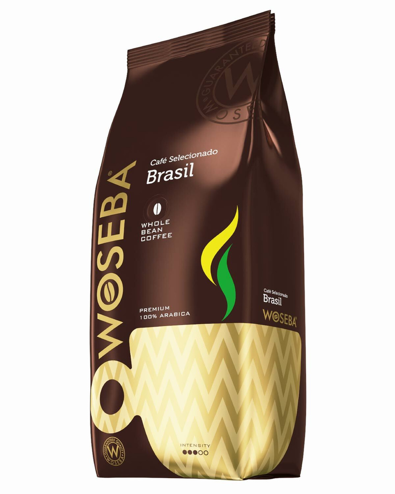 Кофе в зернах Woseba Cafe Brasil 1 кг арабика 100% Бразилия #1