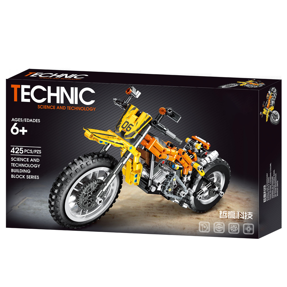 Конструктор мотоцикл Питбайк / сборная модель мотоцикл игрушка ...