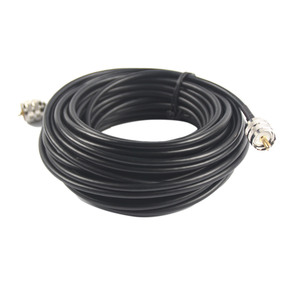 50-дюймовый коаксиальный коаксиальный кабель UHF PL-259 RG58, антенный ...