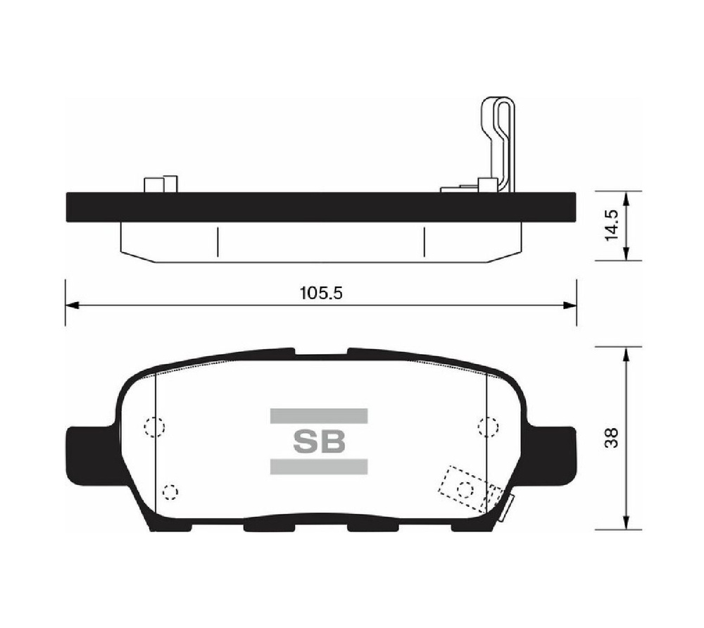 Колодки тормозные Sangsin Brake SP1184 Задние - купить по низким ценам ...