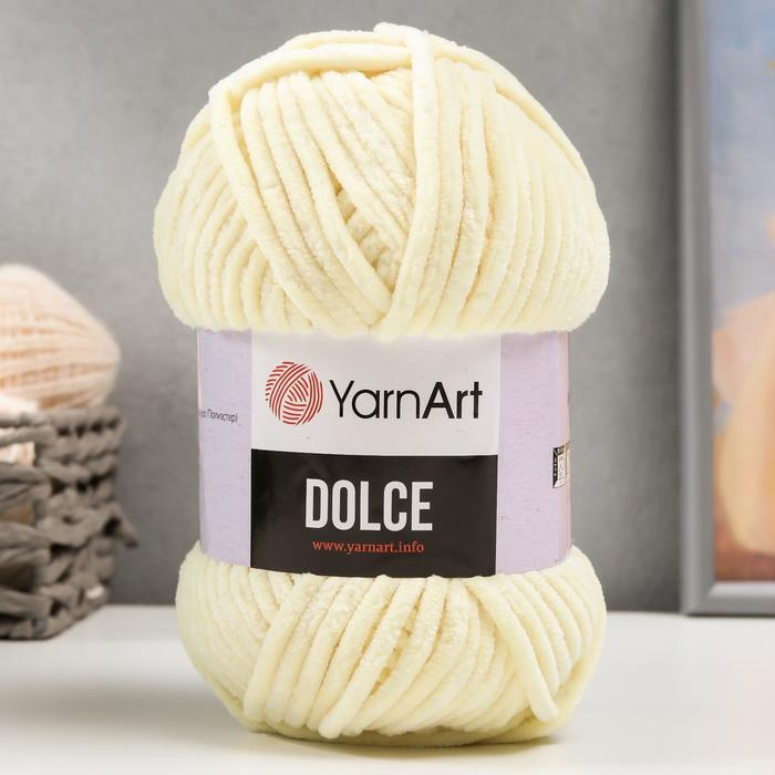 Пряжа для вязания YarnArt "Dolce" 100% микрополиэстер 120м/100гр, 783 шампань  #1