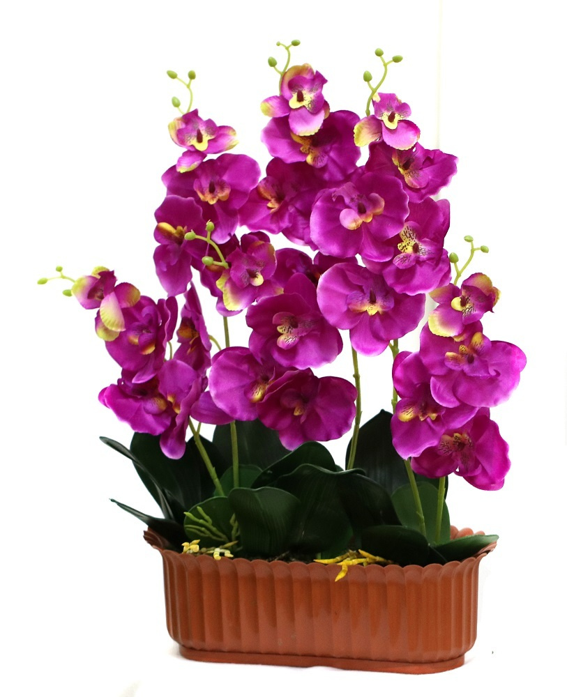 Купить Искусственные цветы Орхидеи в вазоне/Искусственные цветы для ...