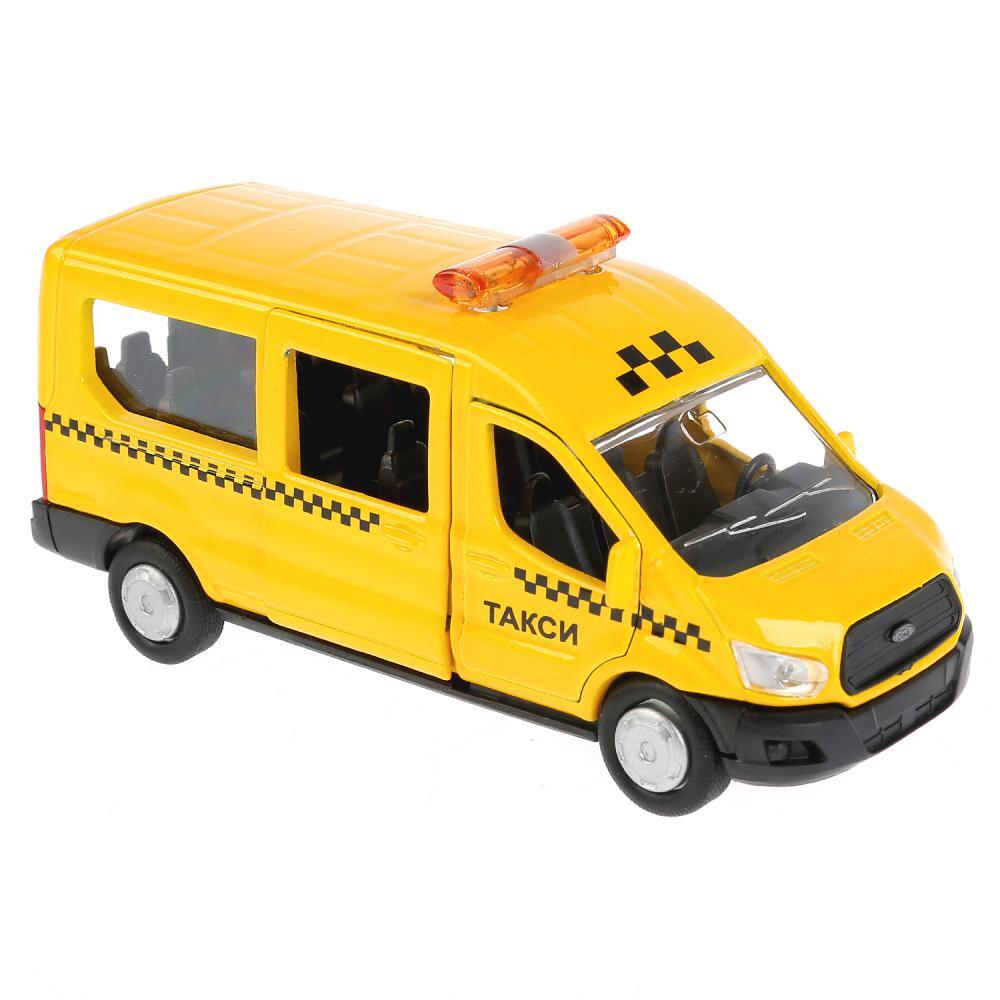 Модель машины Технопарк Ford Transit, Такси, инерционная SВ-18-18-T-WB