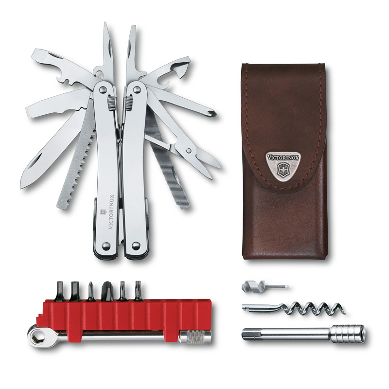 Мультитул VICTORINOX SwissTool Spirit X Plus Ratchet, 105 мм, 210 г, 36 функций, нержавеющая сталь, в #1