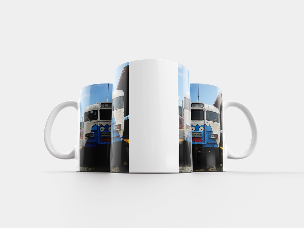 Кружка Printstar "Fuji поезд, гора фудзи, kawaguchiko", 320 мл - купить ...