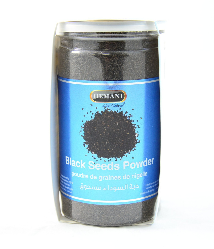 Порошок семян чёрного тмина Hemani Black Seeds Powder 200gr