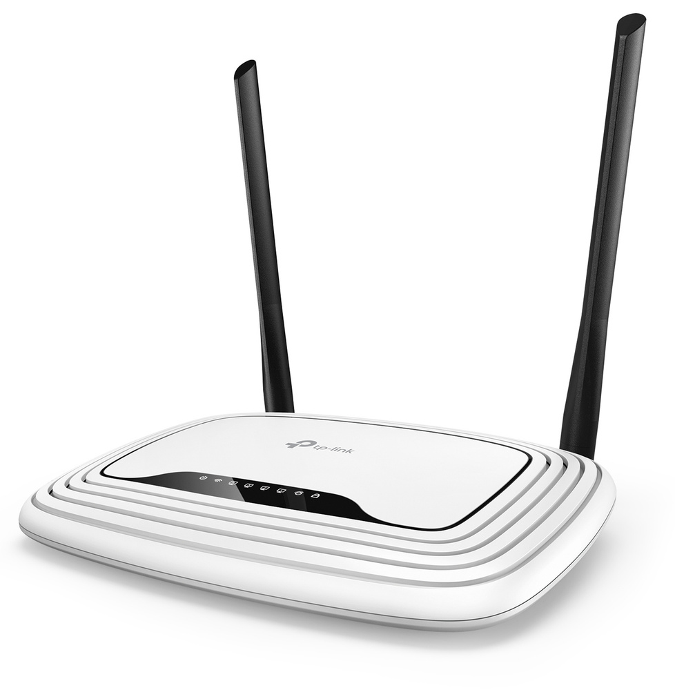 Роутер TP-Link беспроводной TL-WR841N N300 10/100BASE-TX белый, белый ...