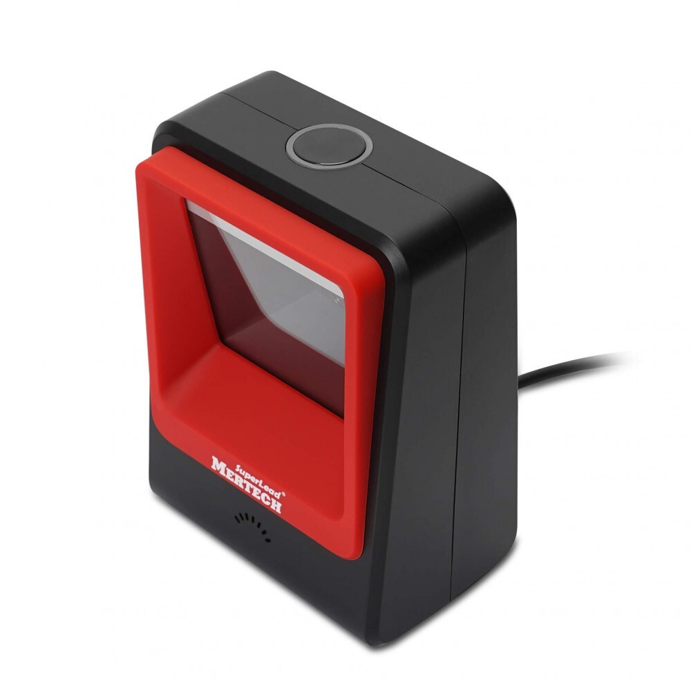 Стационарный сканер штрих кода 2D MERTECH SUPERLEED 8400 P2D, USB, Red #1